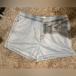Zara Light Blue Jean Shorts large